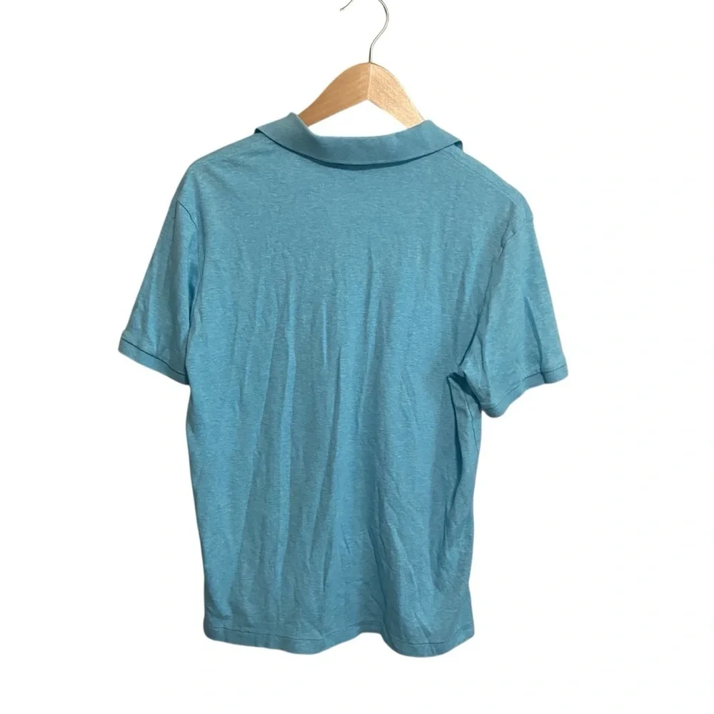 Polo Ralph Lauren Light Blue Stretch Cotton Short Sleeve Classic Fit Polo Small